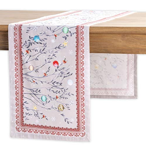 Spring/Summer Kitchen Double Layer Dinner Maison d' Hermine Fleurs De Mai 100% Cotton Table Runner for Party Holidays 14.5 Inch by 108 Inch Spring/Summer Kitchen Double Layer Dinner Maison d' Hermine Fleurs De Mai 100% Cotton Table Runner for Party Holidays 14.5 Inch by 108 Inch